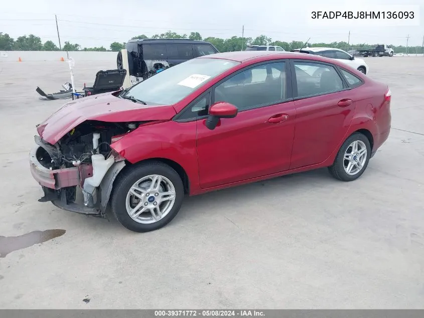 3FADP4BJ8HM136093 2017 Ford Fiesta Se