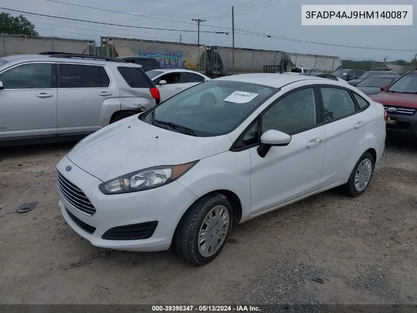 3FADP4AJ9HM140087 2017 Ford Fiesta S