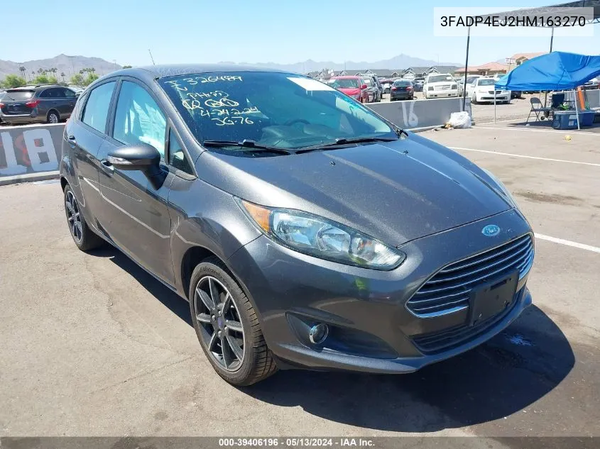 2017 Ford Fiesta Se VIN: 3FADP4EJ2HM163270 Lot: 39406196