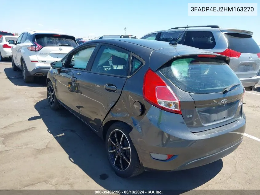 3FADP4EJ2HM163270 2017 Ford Fiesta Se