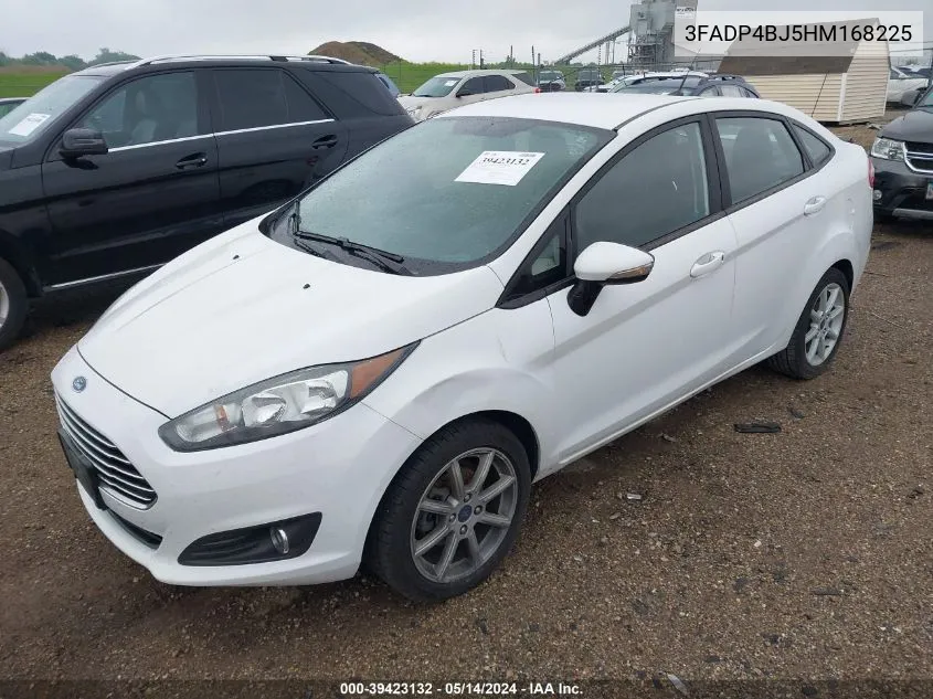 2017 Ford Fiesta Se VIN: 3FADP4BJ5HM168225 Lot: 39423132