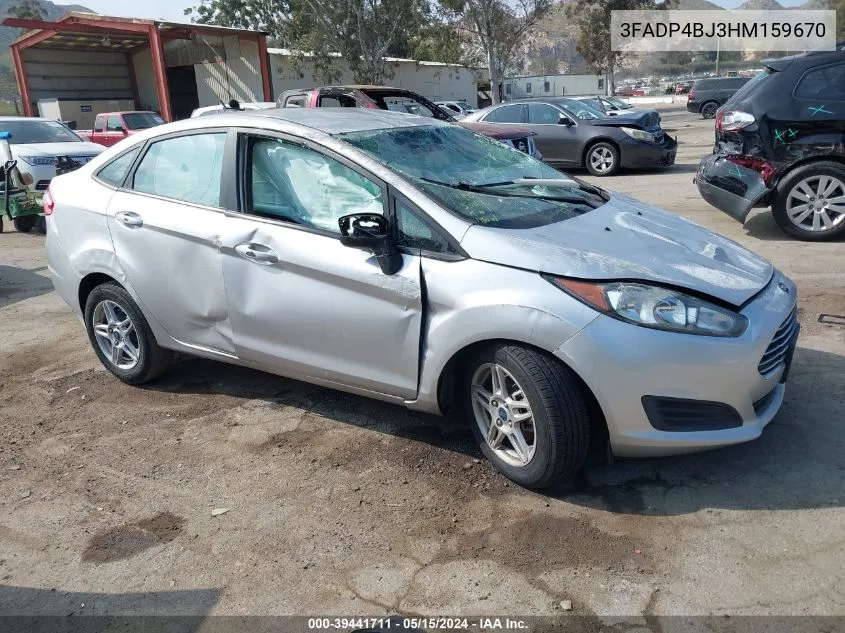 3FADP4BJ3HM159670 2017 Ford Fiesta Se