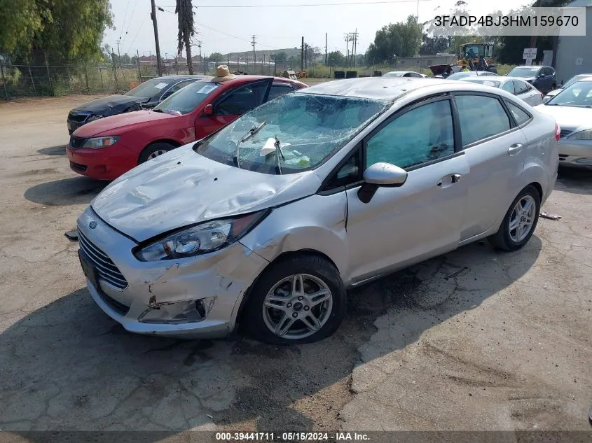 3FADP4BJ3HM159670 2017 Ford Fiesta Se