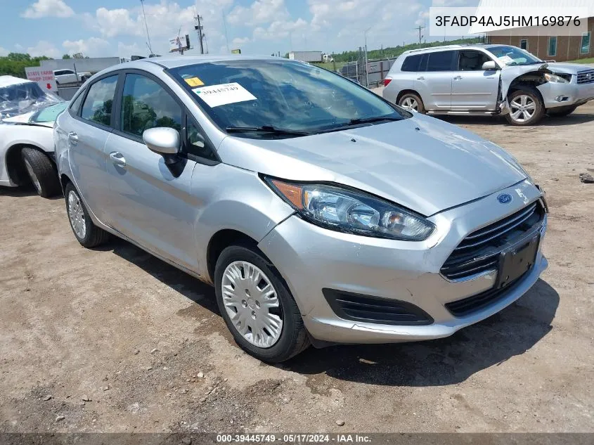 2017 Ford Fiesta S VIN: 3FADP4AJ5HM169876 Lot: 39445749