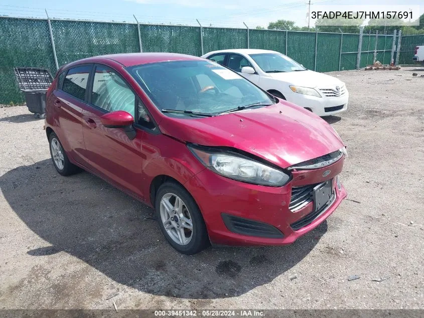 3FADP4EJ7HM157691 2017 Ford Fiesta Se