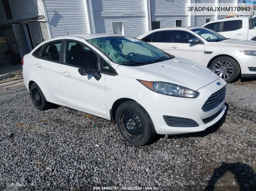 3FADP4AJXHM170943 2017 Ford Fiesta S