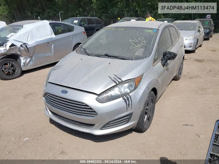 3FADP4BJ4HM113474 2017 Ford Fiesta Se