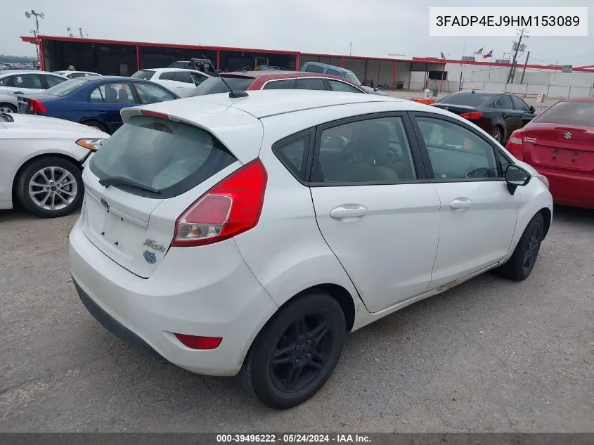 2017 Ford Fiesta Se VIN: 3FADP4EJ9HM153089 Lot: 39496222