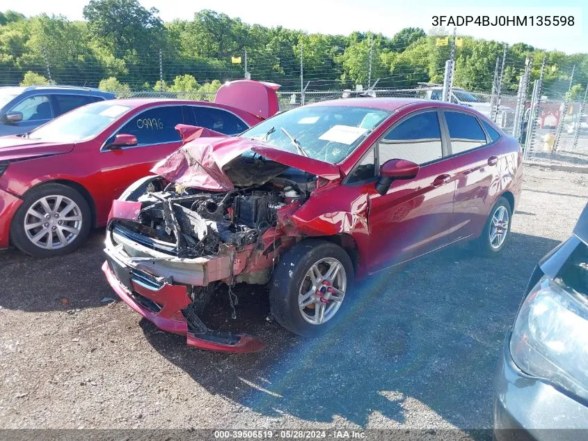 3FADP4BJ0HM135598 2017 Ford Fiesta Se