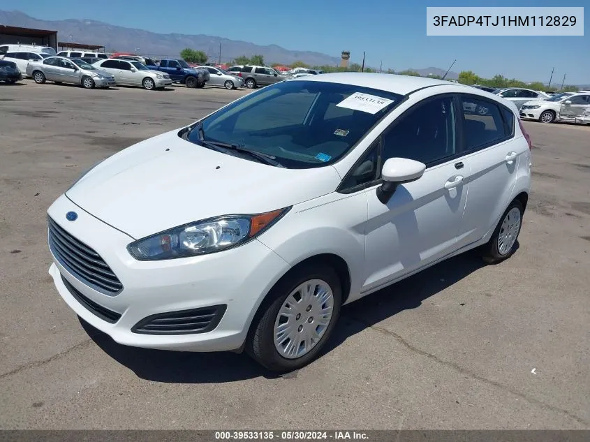 2017 Ford Fiesta S VIN: 3FADP4TJ1HM112829 Lot: 39533135