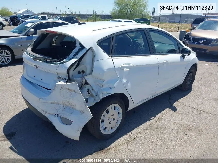 2017 Ford Fiesta S VIN: 3FADP4TJ1HM112829 Lot: 39533135