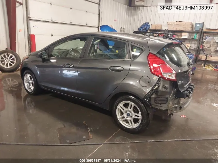 3FADP4EJ3HM103997 2017 Ford Fiesta Se