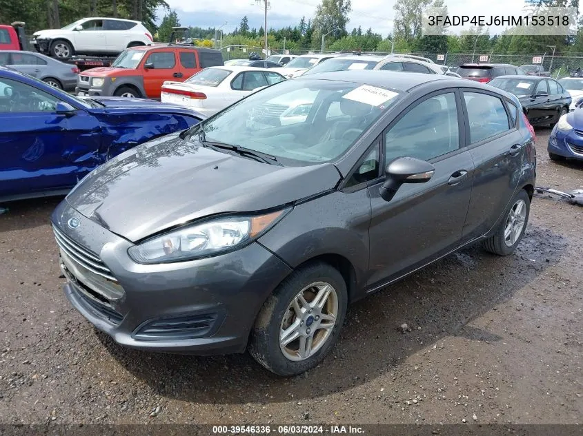 2017 Ford Fiesta Se VIN: 3FADP4EJ6HM153518 Lot: 39546336