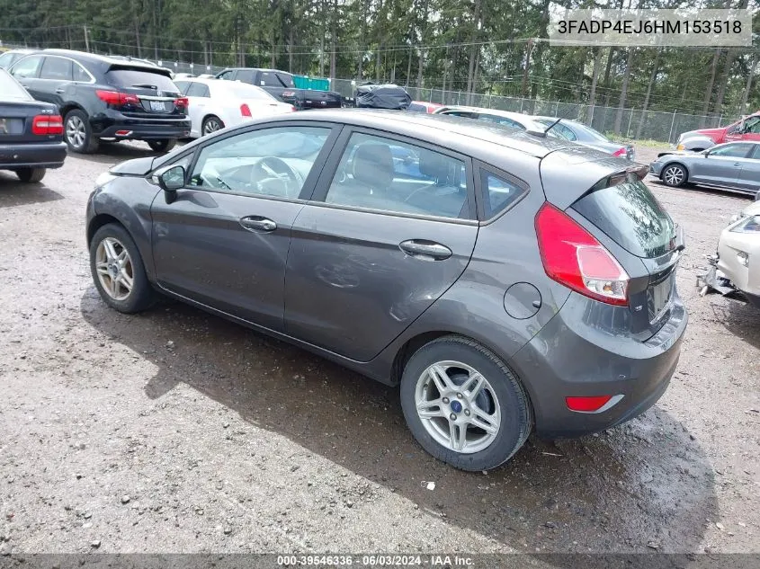 3FADP4EJ6HM153518 2017 Ford Fiesta Se