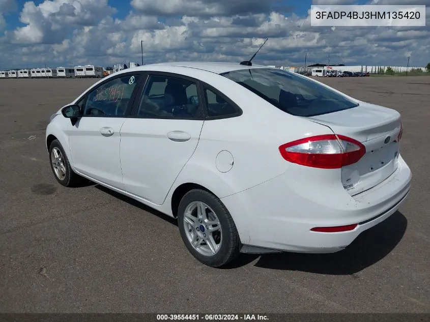 3FADP4BJ3HM135420 2017 Ford Fiesta Se