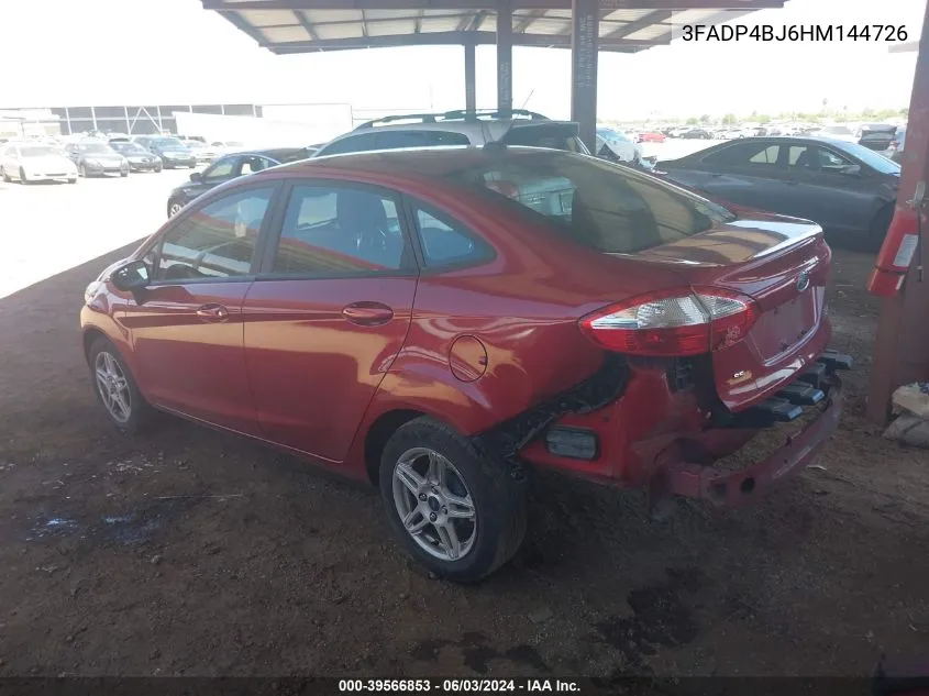 3FADP4BJ6HM144726 2017 Ford Fiesta Se