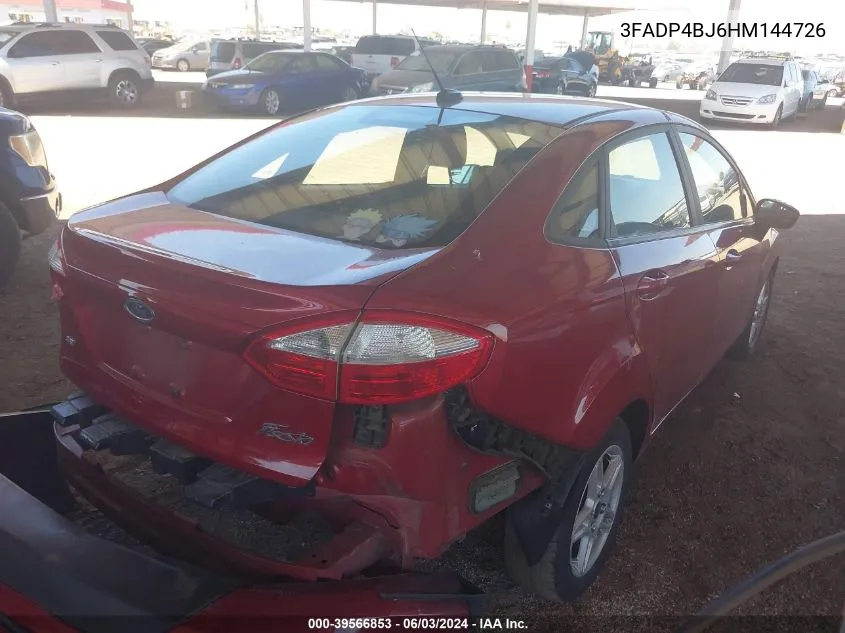 3FADP4BJ6HM144726 2017 Ford Fiesta Se