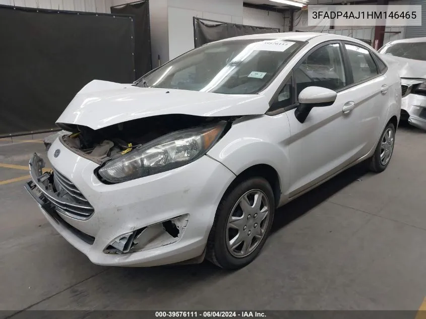 2017 Ford Fiesta S VIN: 3FADP4AJ1HM146465 Lot: 39576111