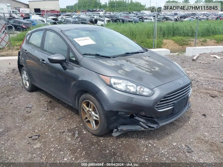 2017 Ford Fiesta Se VIN: 3FADP4EJ7HM115845 Lot: 39584984