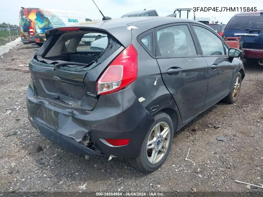 3FADP4EJ7HM115845 2017 Ford Fiesta Se