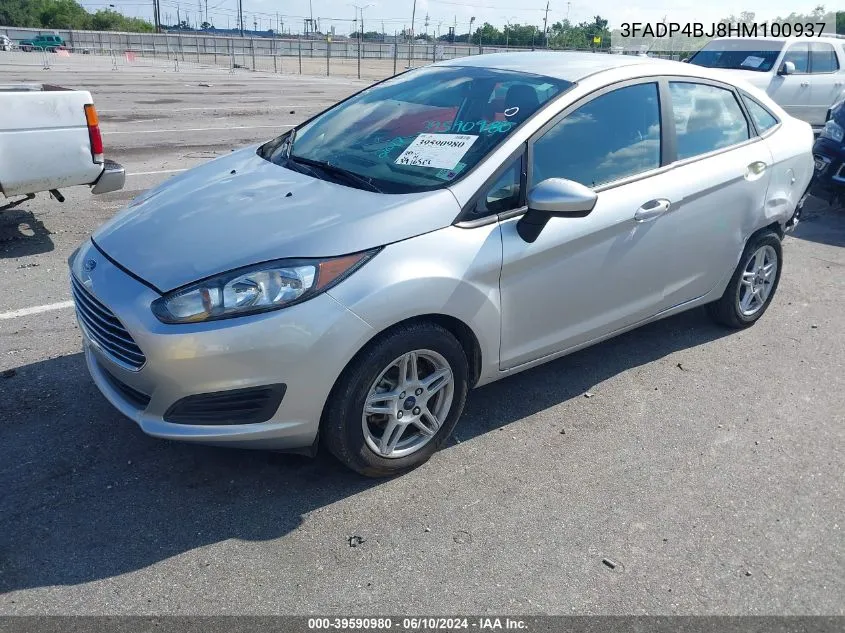 2017 Ford Fiesta Se VIN: 3FADP4BJ8HM100937 Lot: 39590980