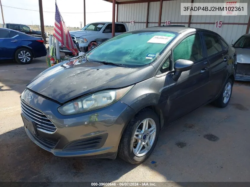 3FADP4BJ2HM102361 2017 Ford Fiesta Se