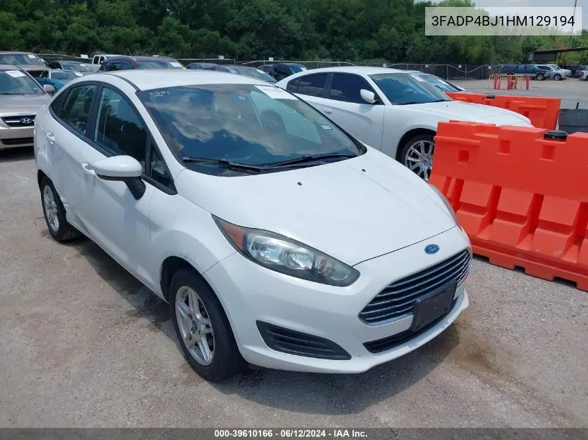 3FADP4BJ1HM129194 2017 Ford Fiesta Se