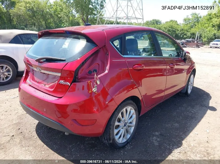 3FADP4FJ3HM152891 2017 Ford Fiesta Titanium