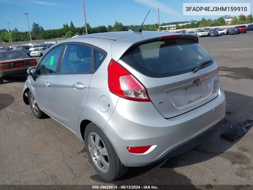 2017 Ford Fiesta Se VIN: 3FADP4EJ3HM159910 Lot: 39628515