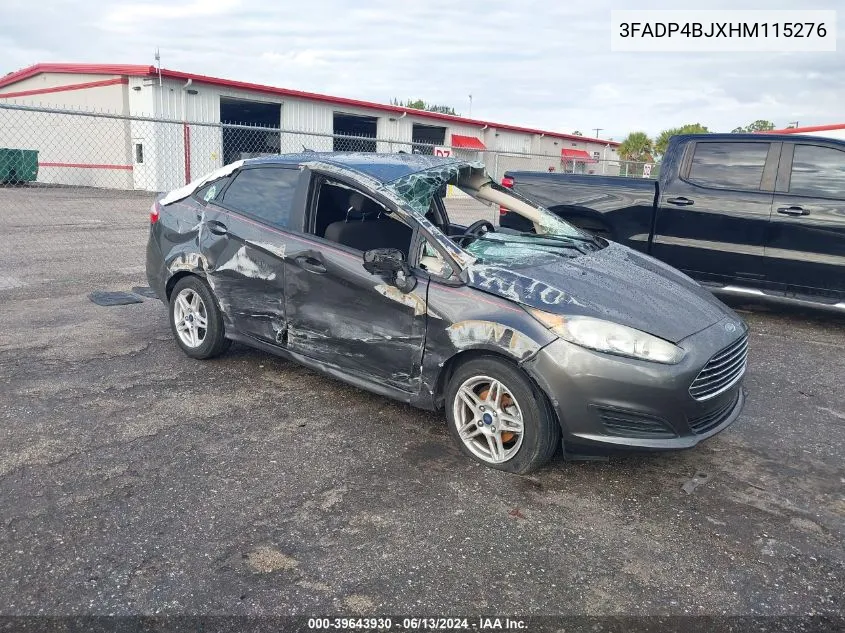 2017 Ford Fiesta Se VIN: 3FADP4BJXHM115276 Lot: 39643930