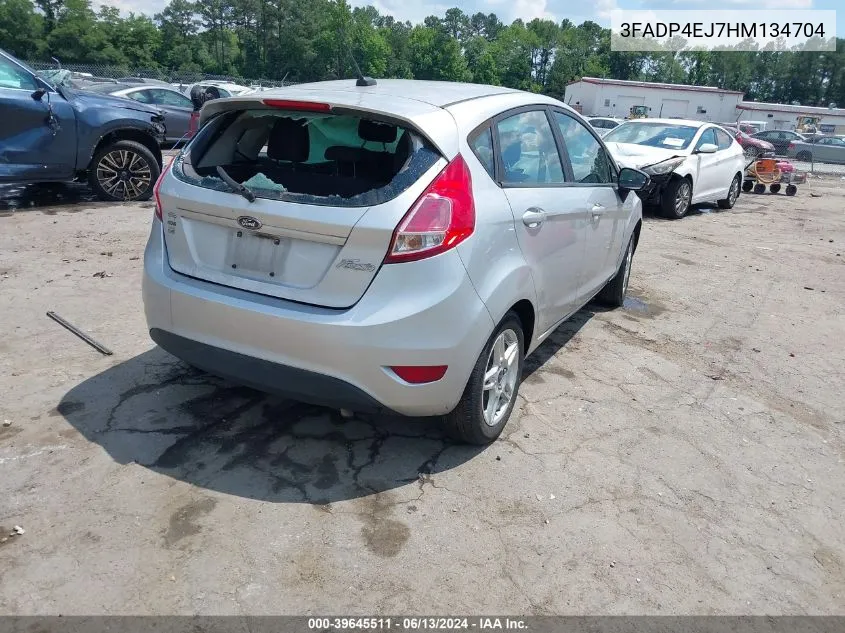 2017 Ford Fiesta Se VIN: 3FADP4EJ7HM134704 Lot: 39645511