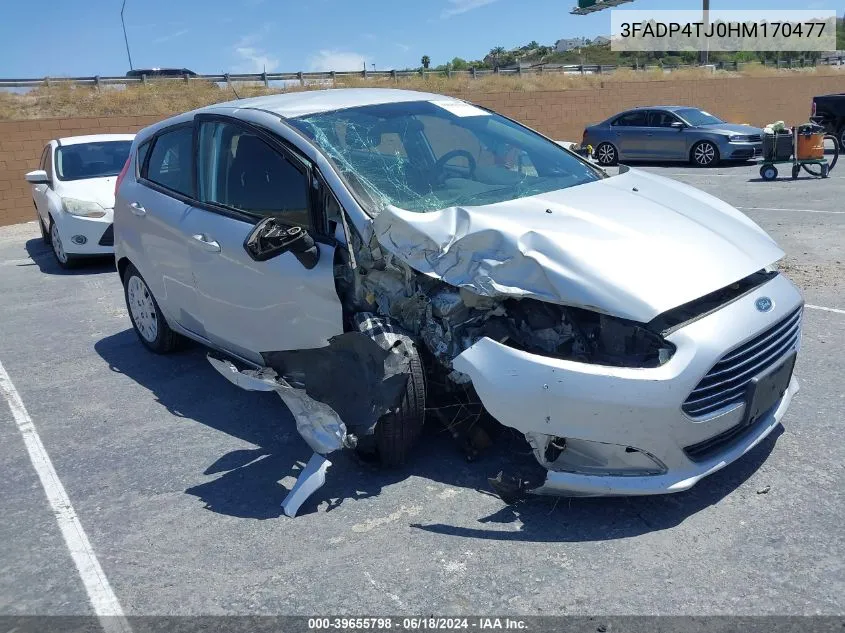 2017 Ford Fiesta S VIN: 3FADP4TJ0HM170477 Lot: 39655798