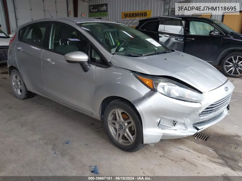 3FADP4EJ7HM118695 2017 Ford Fiesta Se