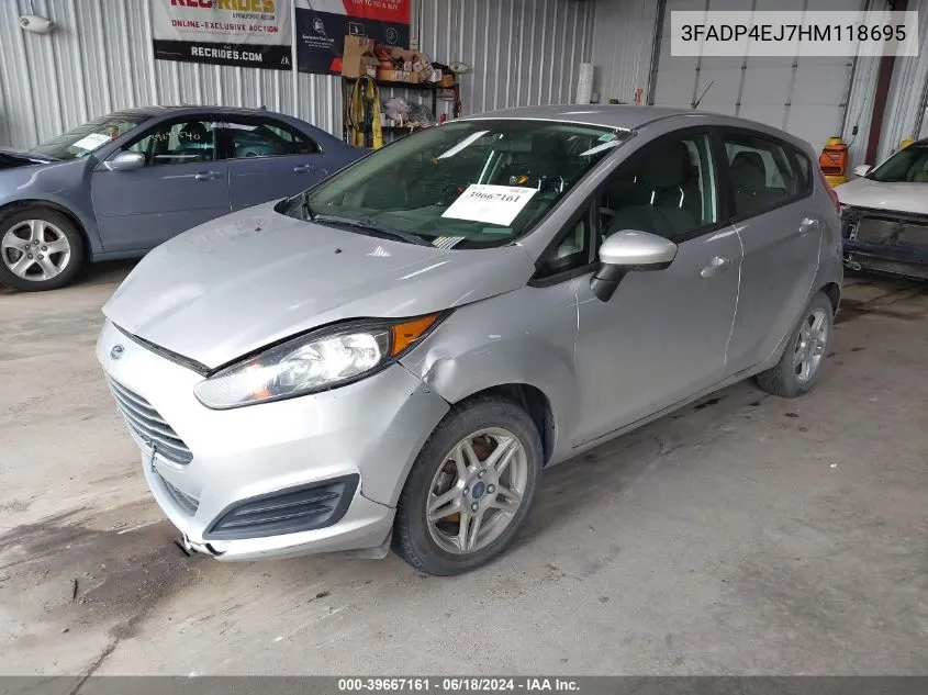 2017 Ford Fiesta Se VIN: 3FADP4EJ7HM118695 Lot: 39667161