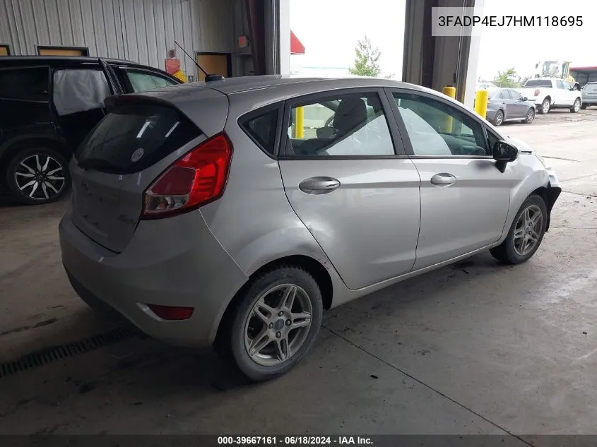 3FADP4EJ7HM118695 2017 Ford Fiesta Se