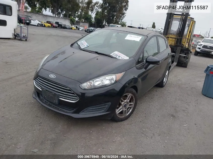 3FADP4EJ0HM115587 2017 Ford Fiesta Se