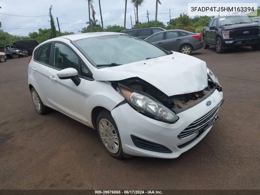 2017 Ford Fiesta S VIN: 3FADP4TJ5HM163394 Lot: 39676865