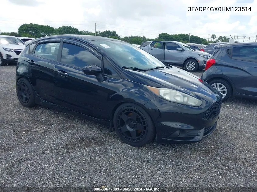 2017 Ford Fiesta St VIN: 3FADP4GX0HM123514 Lot: 39677009