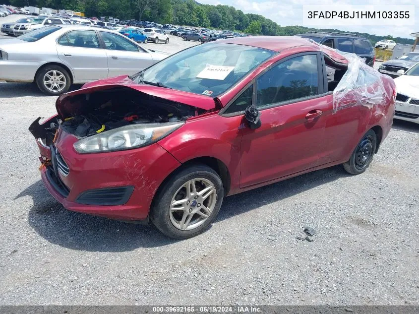 3FADP4BJ1HM103355 2017 Ford Fiesta Se