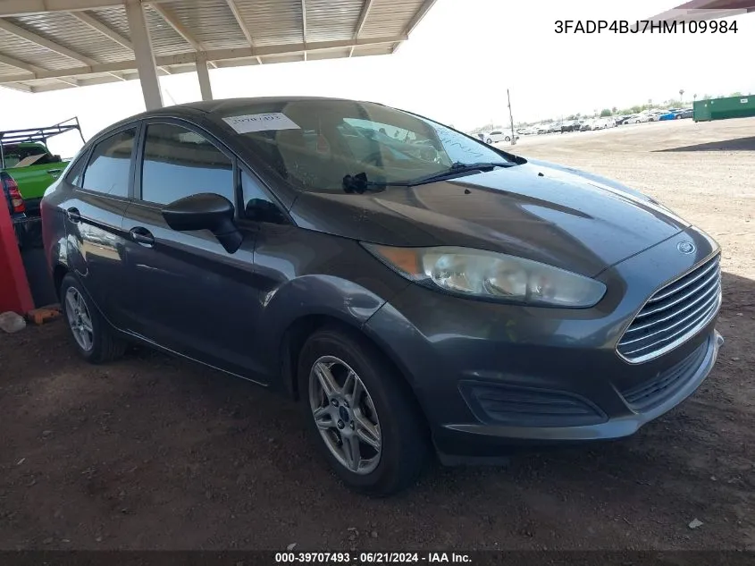 3FADP4BJ7HM109984 2017 Ford Fiesta Se