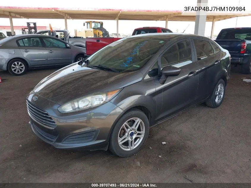 3FADP4BJ7HM109984 2017 Ford Fiesta Se