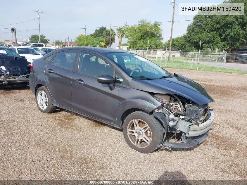 3FADP4BJ2HM159420 2017 Ford Fiesta Se