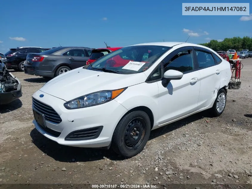 2017 Ford Fiesta S VIN: 3FADP4AJ1HM147082 Lot: 39715187