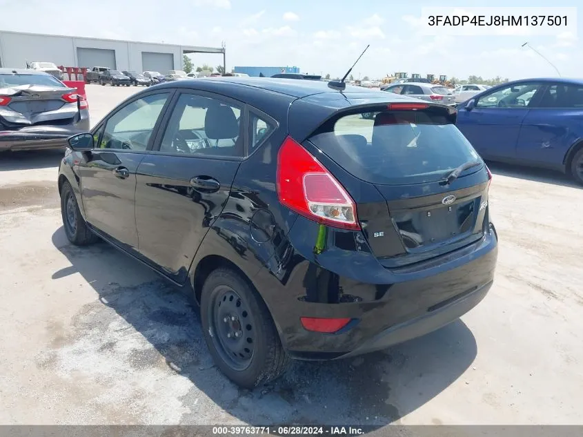 3FADP4EJ8HM137501 2017 Ford Fiesta Se