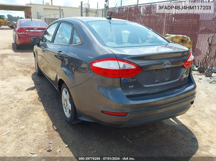 3FADP4BJ4HM117203 2017 Ford Fiesta Se