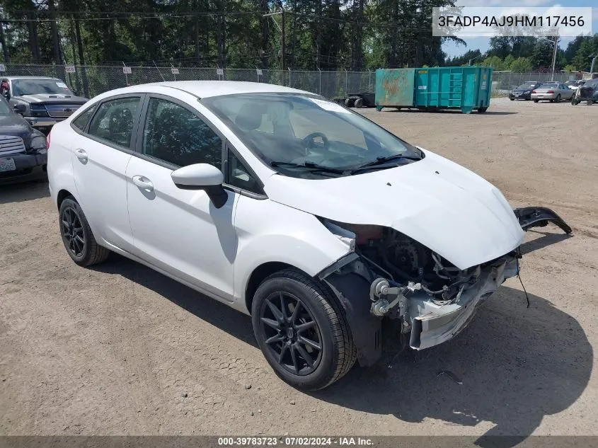 3FADP4AJ9HM117456 2017 Ford Fiesta S