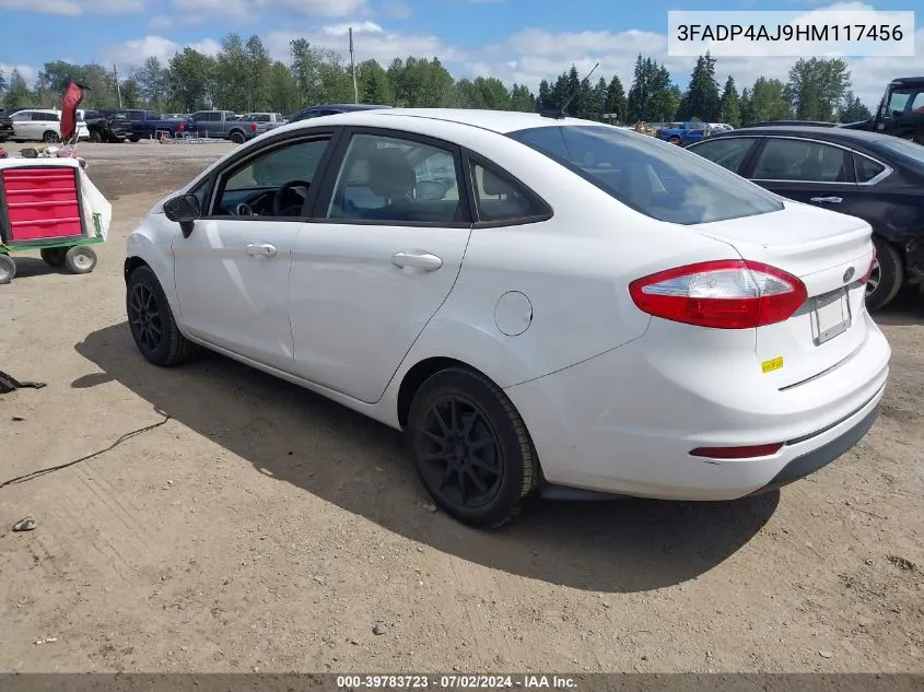 3FADP4AJ9HM117456 2017 Ford Fiesta S