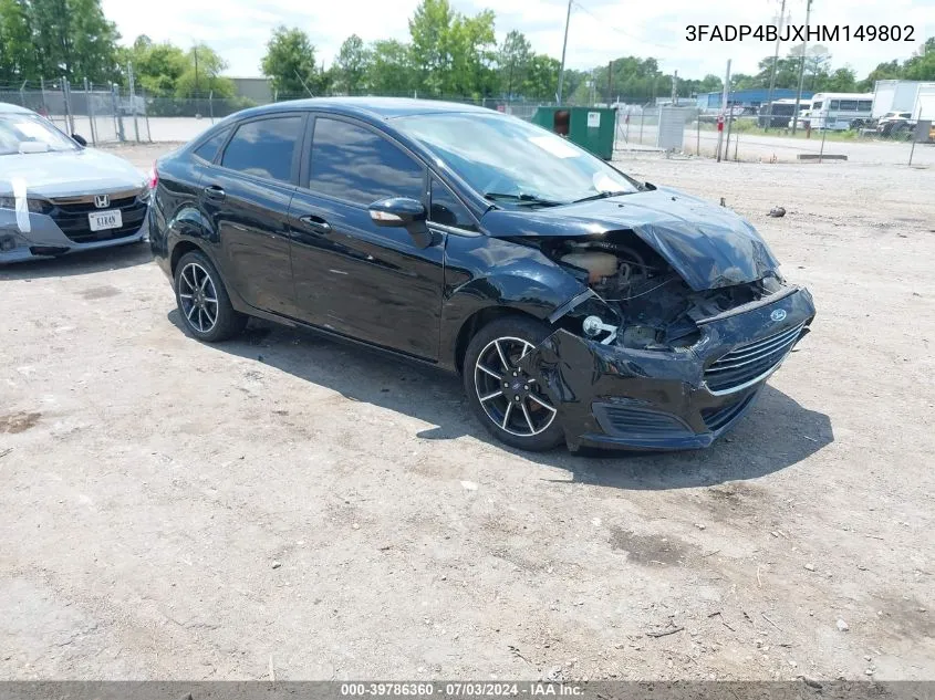 3FADP4BJXHM149802 2017 Ford Fiesta Se