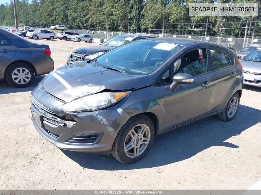 3FADP4EJ4HM170561 2017 Ford Fiesta Se