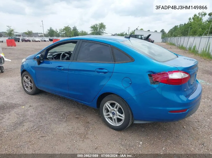 3FADP4BJ3HM149866 2017 Ford Fiesta Se